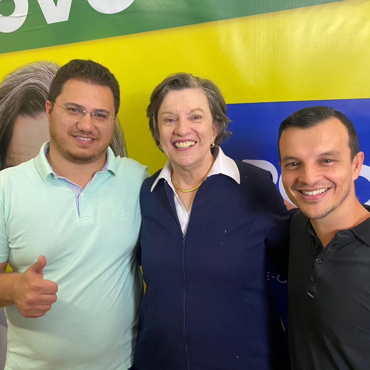 Com o Deputado Rodrigo Moraes e a ex deputada e atual vereadora Maria do Carmo Piunti